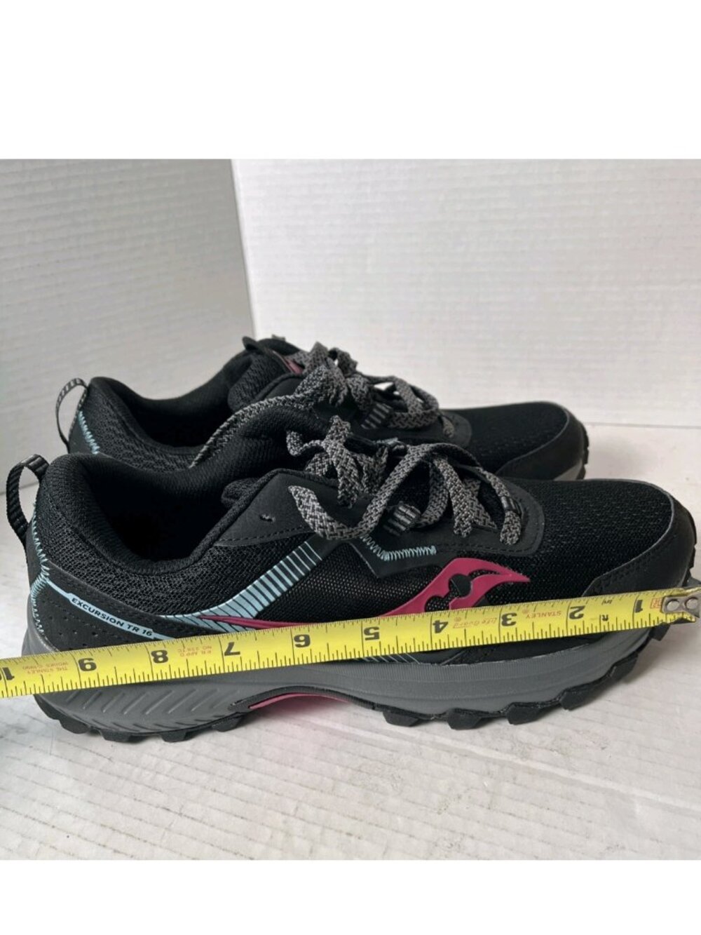 Saucony Excursion TR16 Trail Shoes Women’s 10 Black Pink S10744-10 - Picture 13 of 15